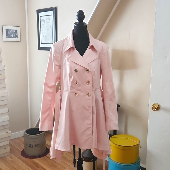 Unique Soft Pink Blanc Noir Jacket - Picture 8 of 9